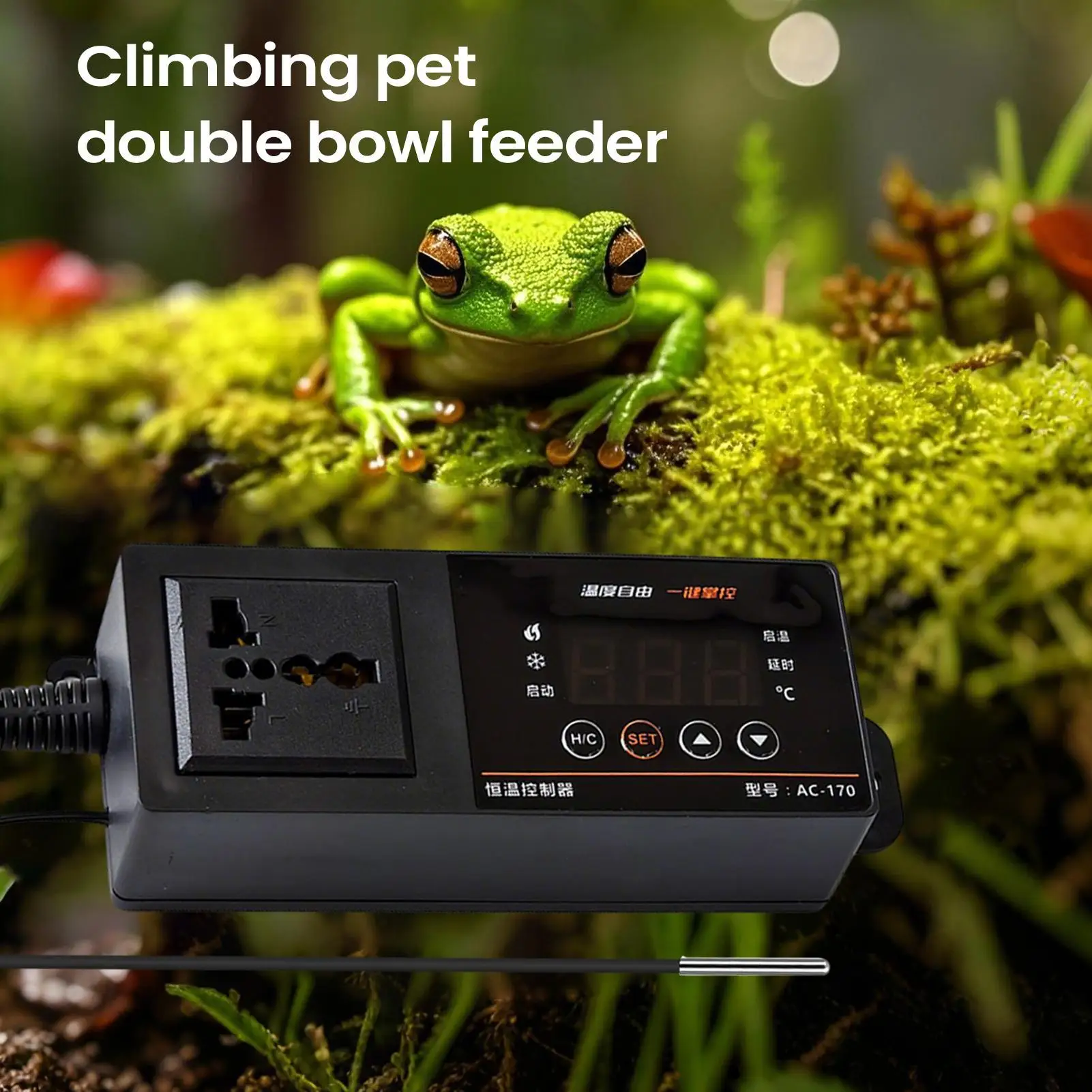 Pet Supplies Uk - Termostato para tanque de répteis, display