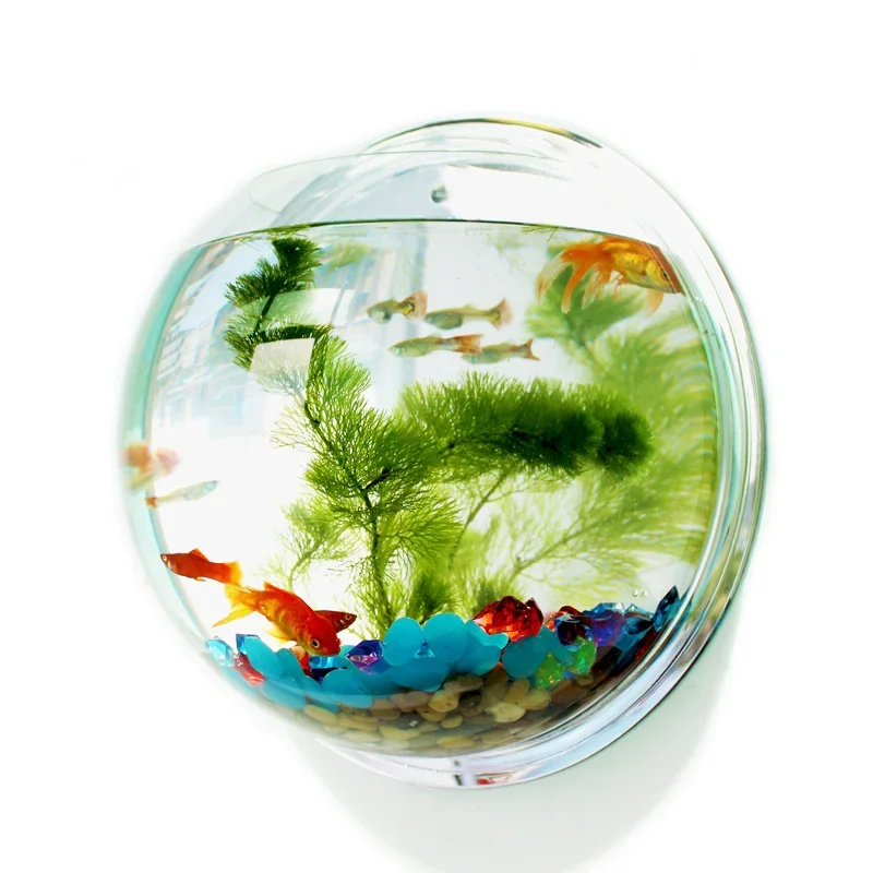 Pet Supplies Fish - Pinsjar acrílico tigela de peixes parede