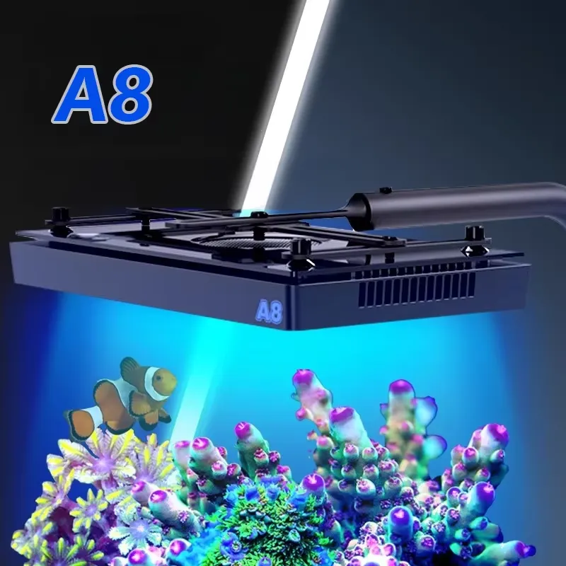 Aquarium Fish Tank - Luz LED Marinha A8SE II Max