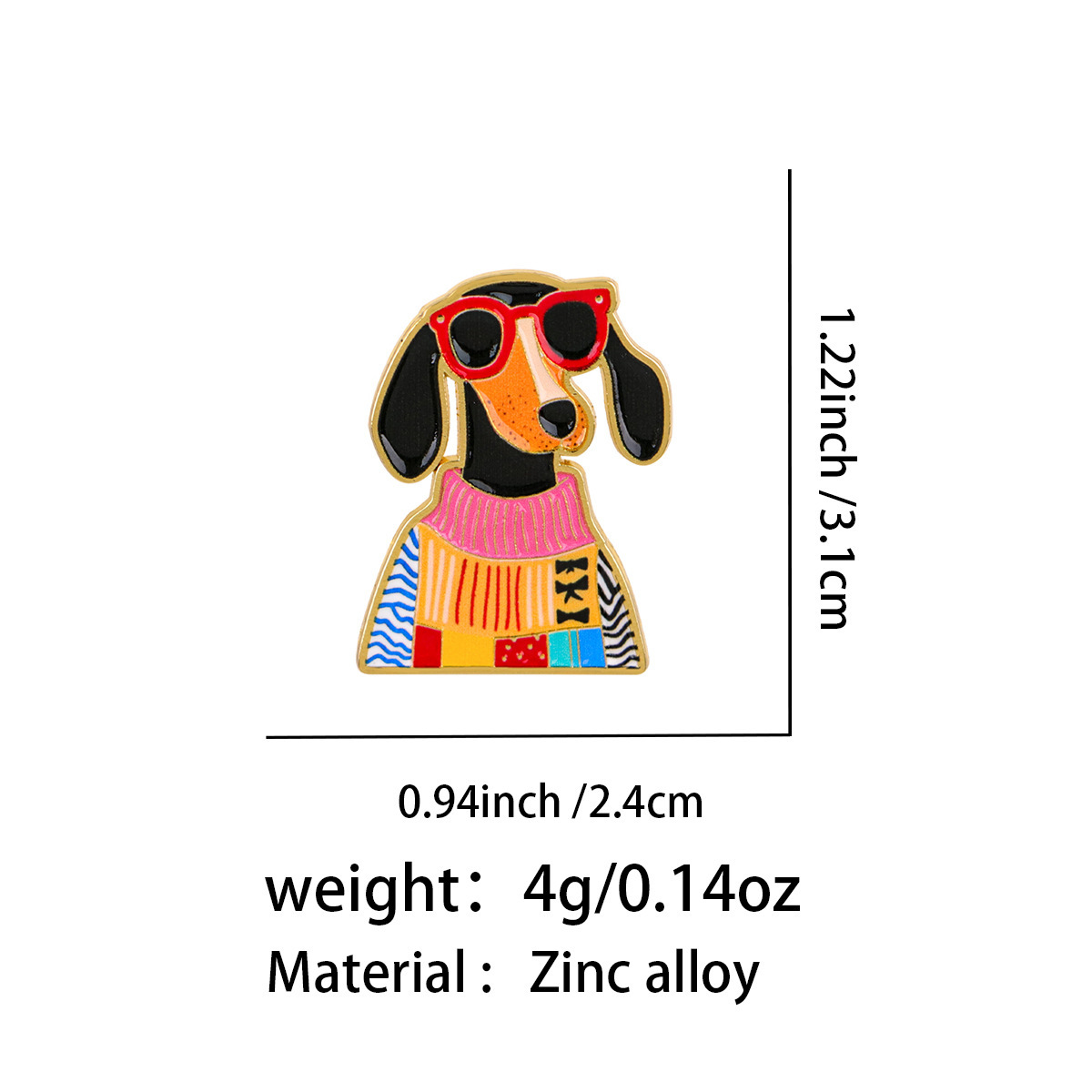 Pins de Esmalte de Cães Dachsh - Pet Supplies Store avaliação e preço