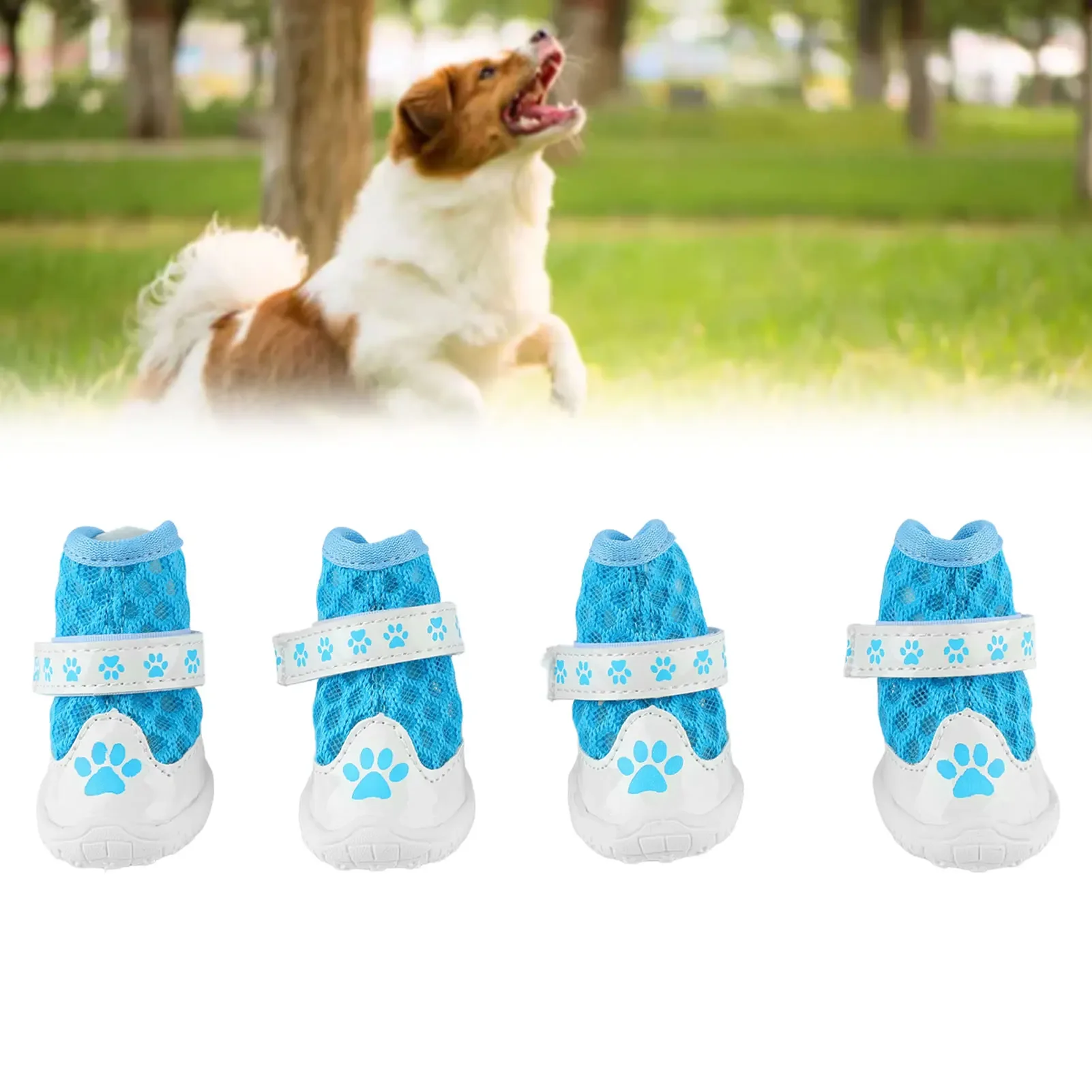 Leve respirável malha cão bota - Dog Booties Paw Protector avaliação e preço